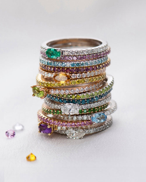 Birthstone rings