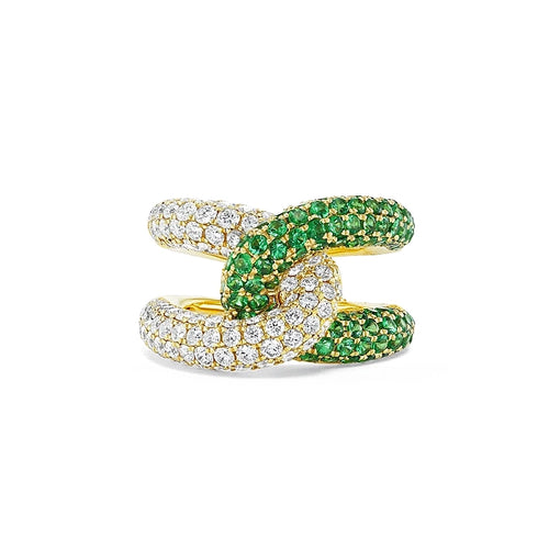 Click | White & Green Diamonds