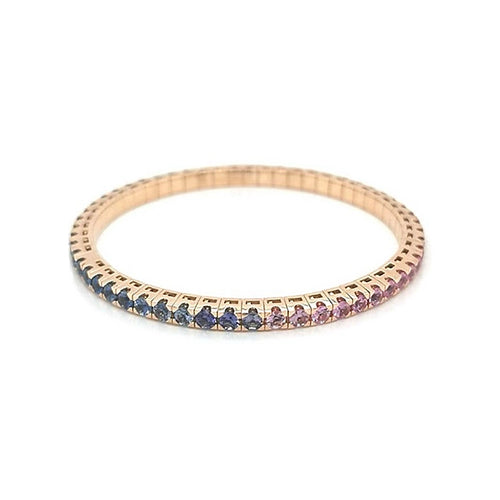 Elastic Tennis Bracelet | Rainbow