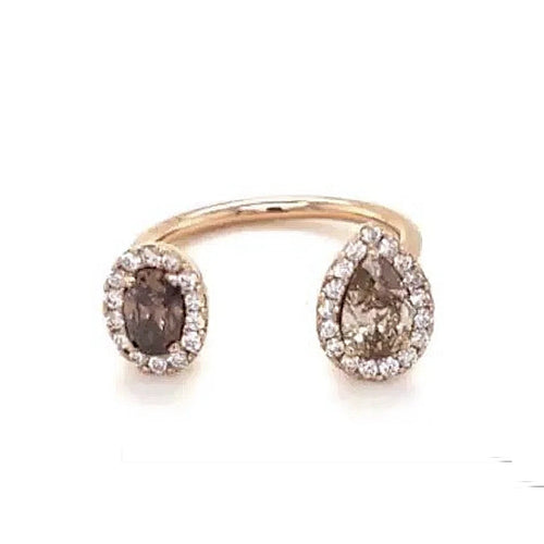 Floating Halo | Brown Diamonds Two arms