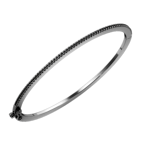 Lucky Bangle | Black Diamonds