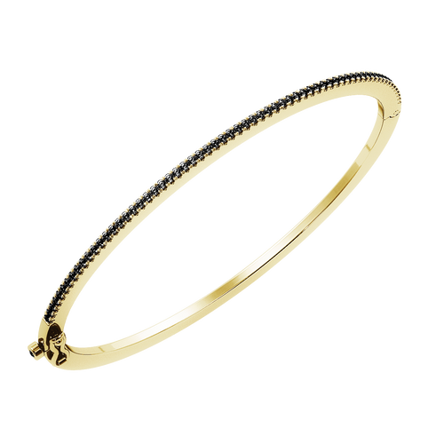 Lucky Bangle | Black Diamonds