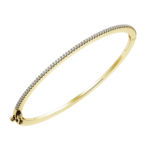 Lucky Bangle | White Diamonds 0.10ct