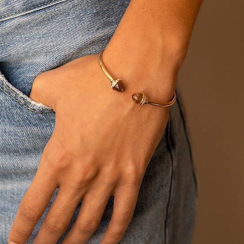 Elastic Bangle | Pink Tourmalines