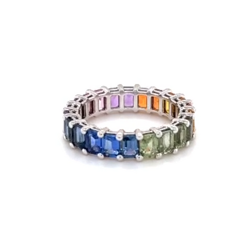 In Love Rainbow | Emerald Cut