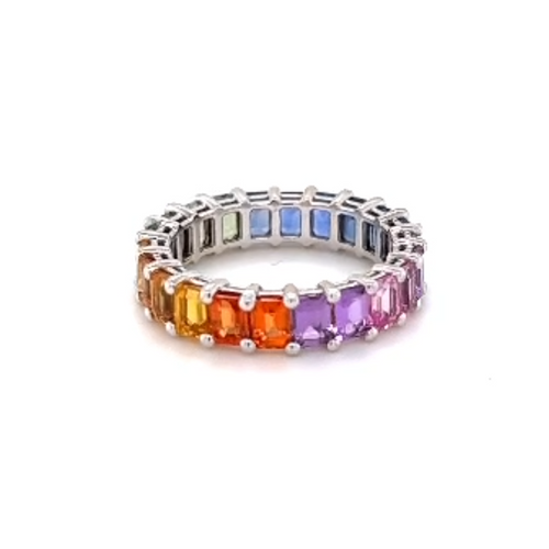 In Love Rainbow | Emerald Cut