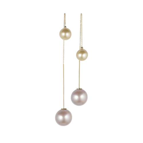 Pearl drops | Pink freshwater pearls