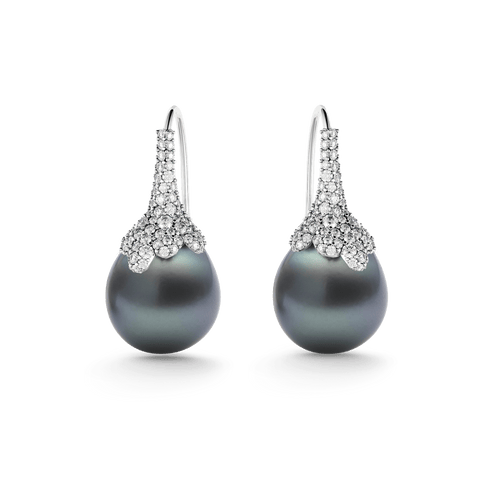 Pearls & Diamonds | Grey Tahiti Pearl