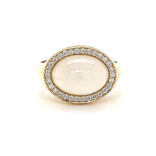 Pinky Ring | White Moonstone