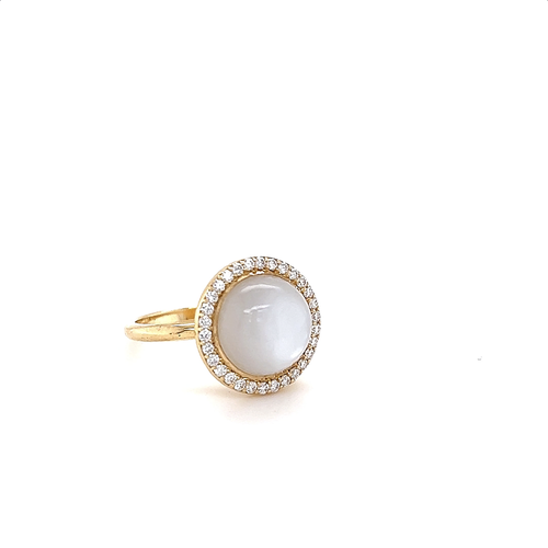 Puzzle | White Moonstone | 9–13mm