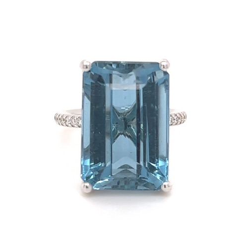 Cocktail ring | Aquamarine