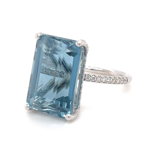 Cocktail ring | Aquamarine