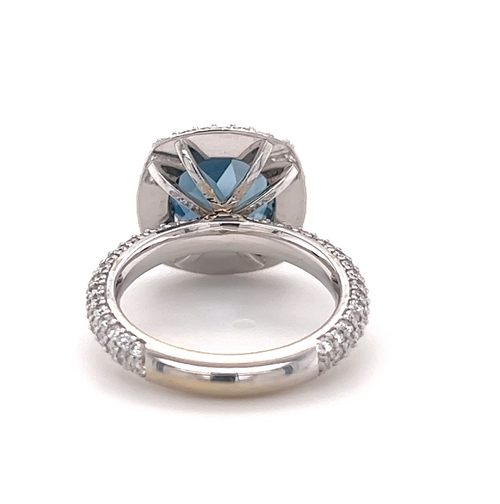 Cocktail pavé | London Blue Topaz