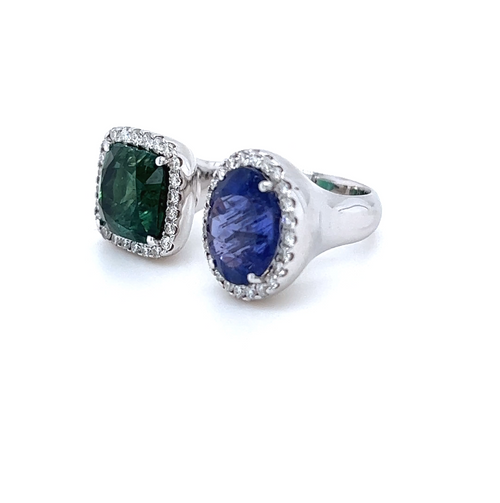 Floating Cocktail  | Tanzanite and tsavorite