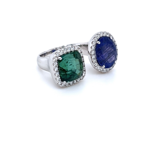 Floating Cocktail  | Tanzanite and tsavorite