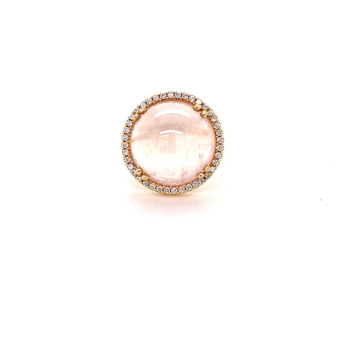 Cocktail ring | Rose Quartz