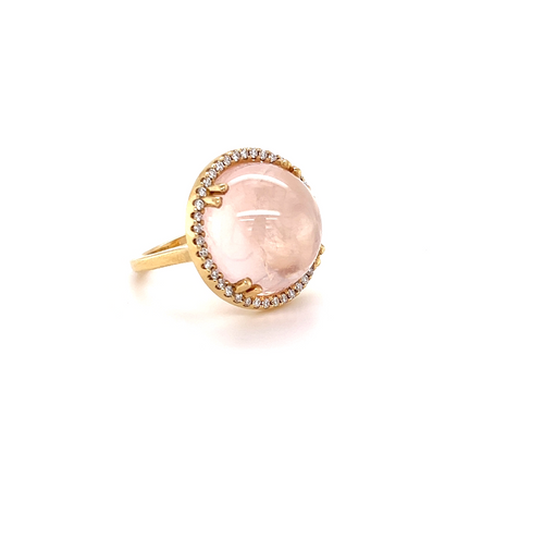 Cocktail ring | Rose Quartz