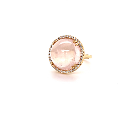 Cocktail ring | Rose Quartz