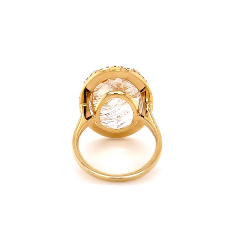 Cocktail ring | Rutile Quartz