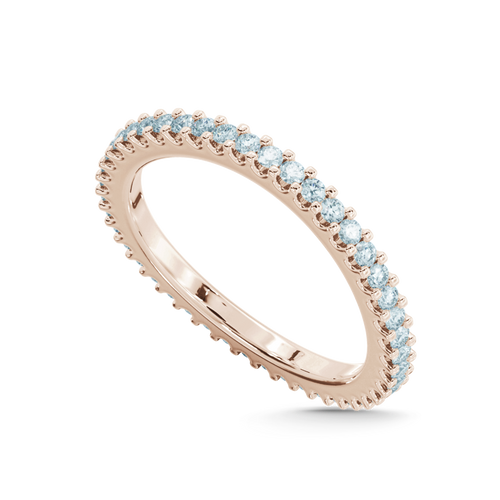 Eternal Love | Curved Ice Blue Diamonds