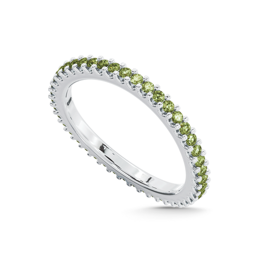 Eternal Love | Curved Forest Green Diamonds