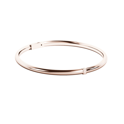 Happy Bangle | Plain Gold