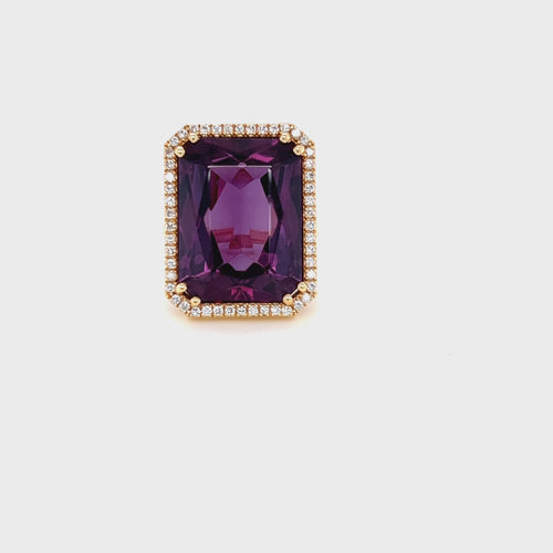 Cocktail ring | Amethyst