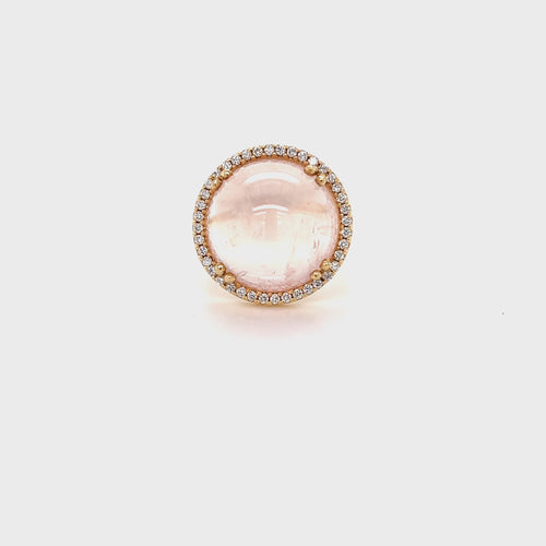 Cocktail ring | Rose Quartz