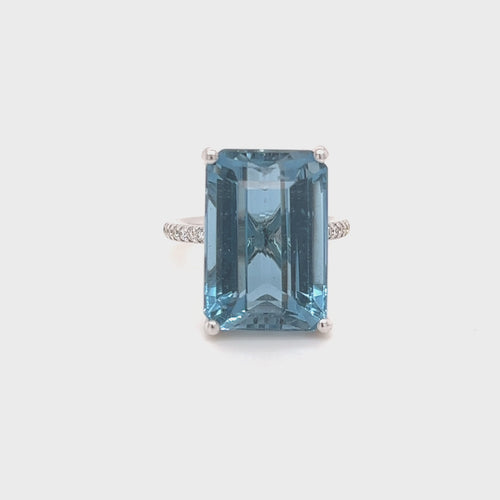 Cocktail ring | Aquamarine